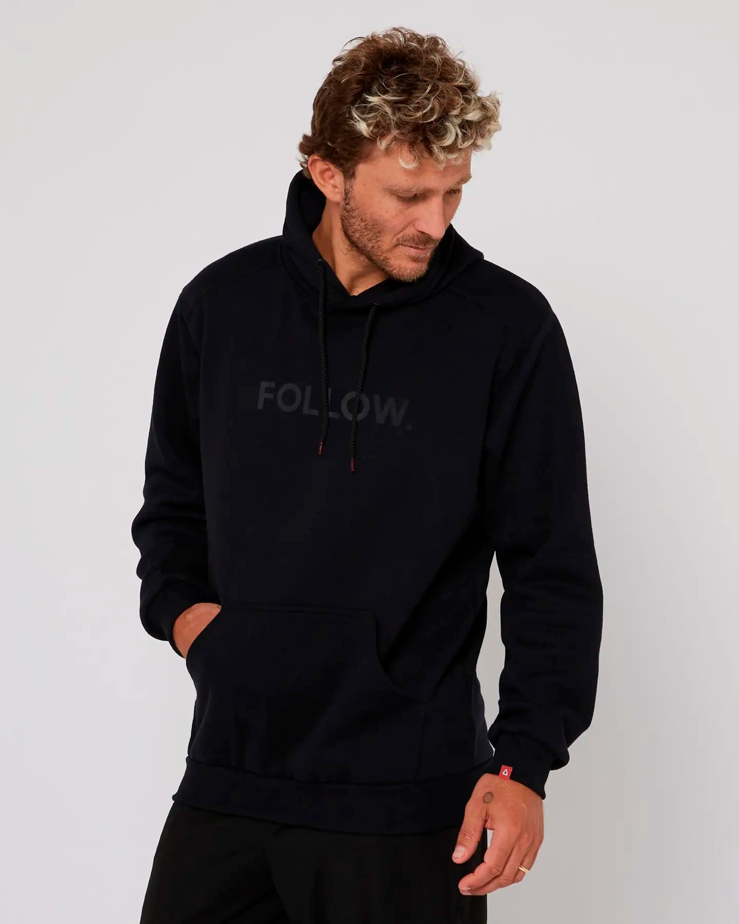 Logo Hoody - FollowFE04605 - Black - S