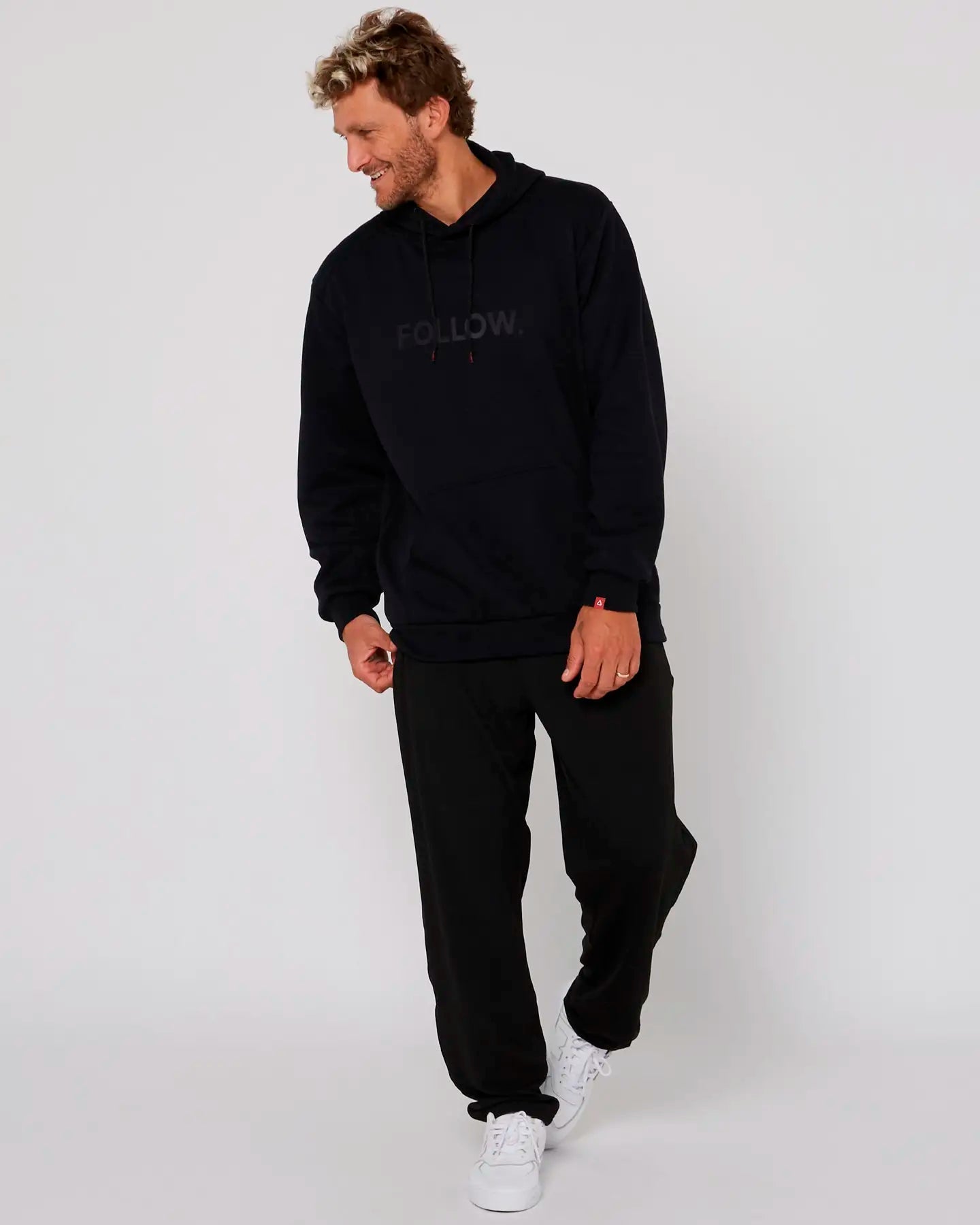 Logo Hoody - FollowFE04605 - Black - S