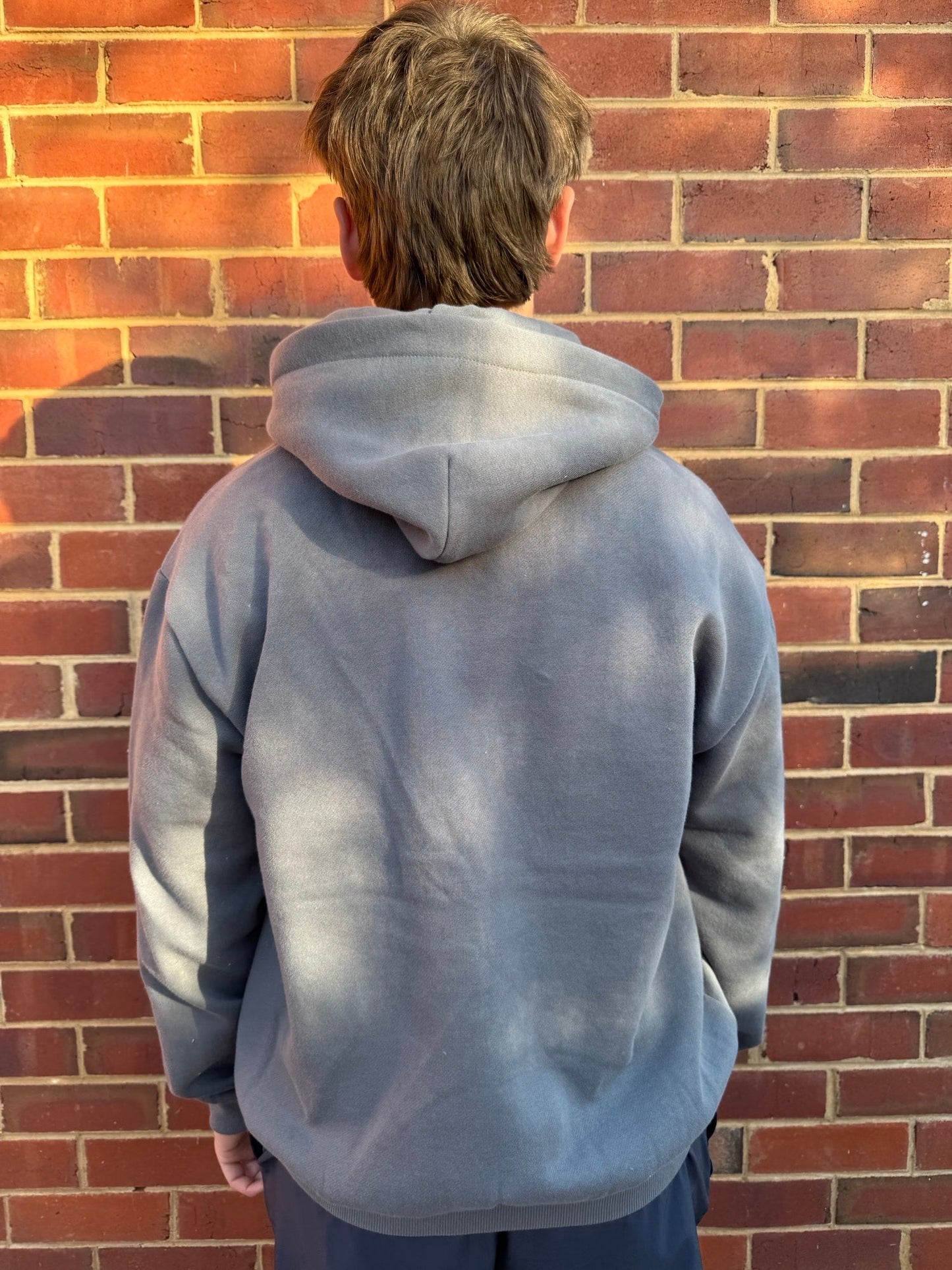 SSS Mens Embroid Hood - Skin Ski + SurfSSSMEH2025G - Dark Grey - S