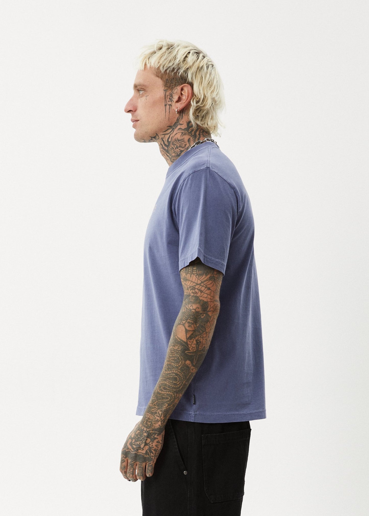 Thrown Out - Recycled Retro Fit Tee - AfendsM240003 - Washed Marlin - L