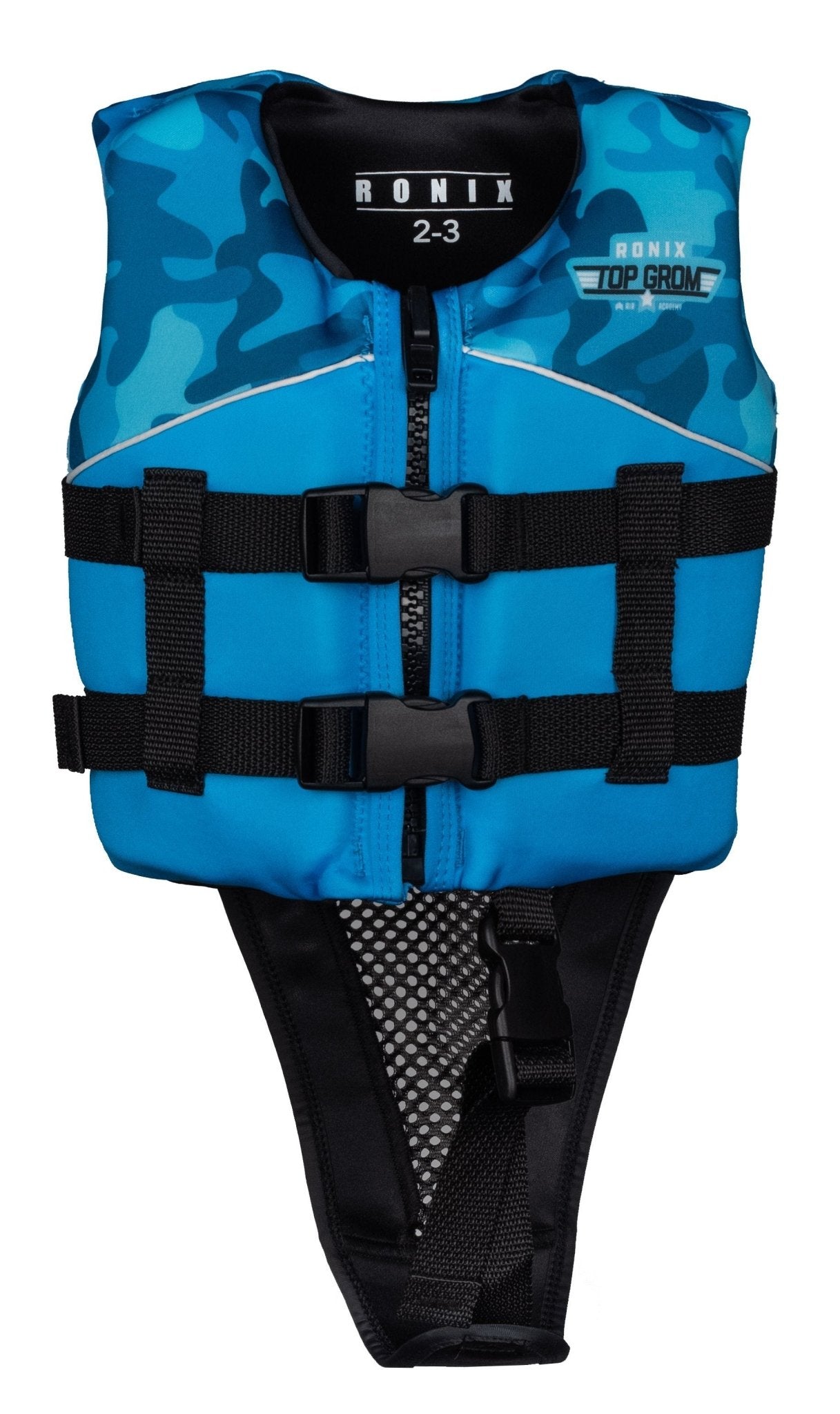 2022 Ronix Top Grom L50s Vest -Ronix224007-Blue Camo-4to6