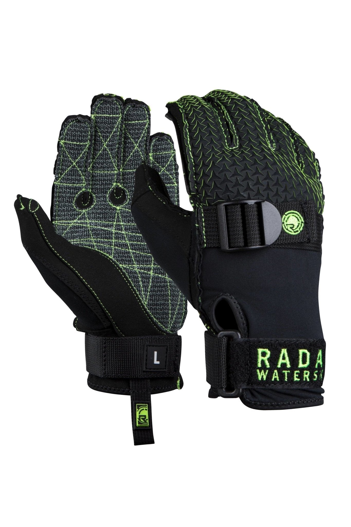 2023 Radar Hydro-K Inside-Out Glove -Radar235040-Matte Black / Volt Green-XS