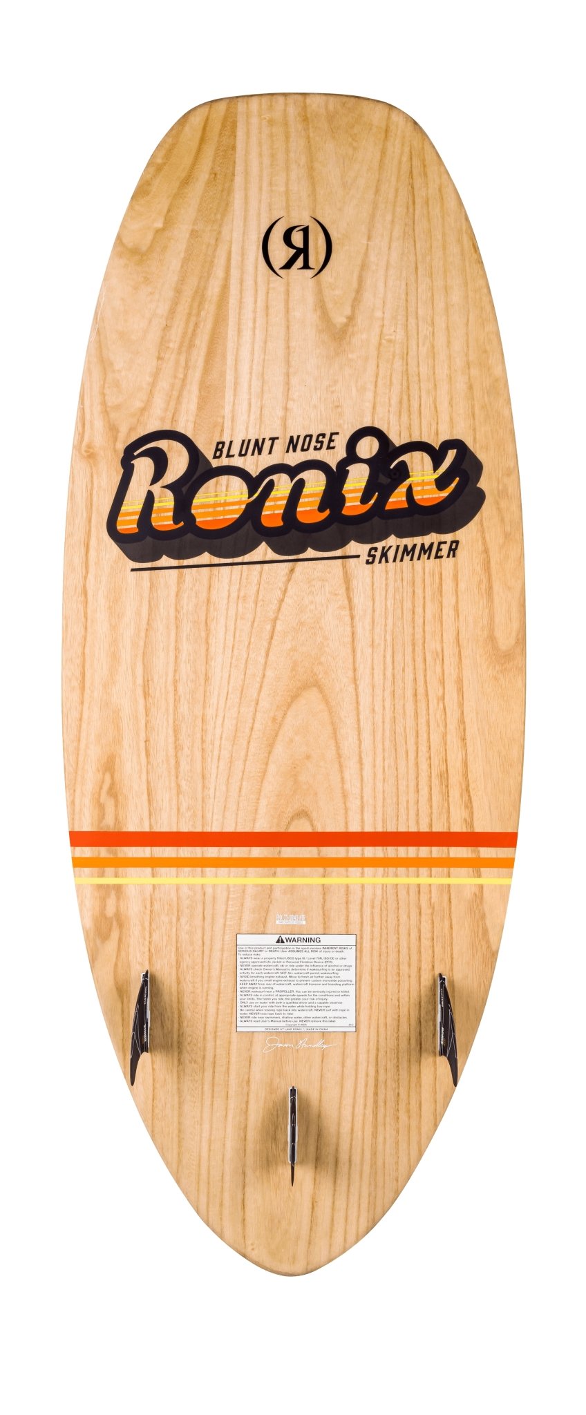 2023 Ronix Element Core Blunt Nose Skimmer -Ronix232320-Paulownia / Sunset-4 10
