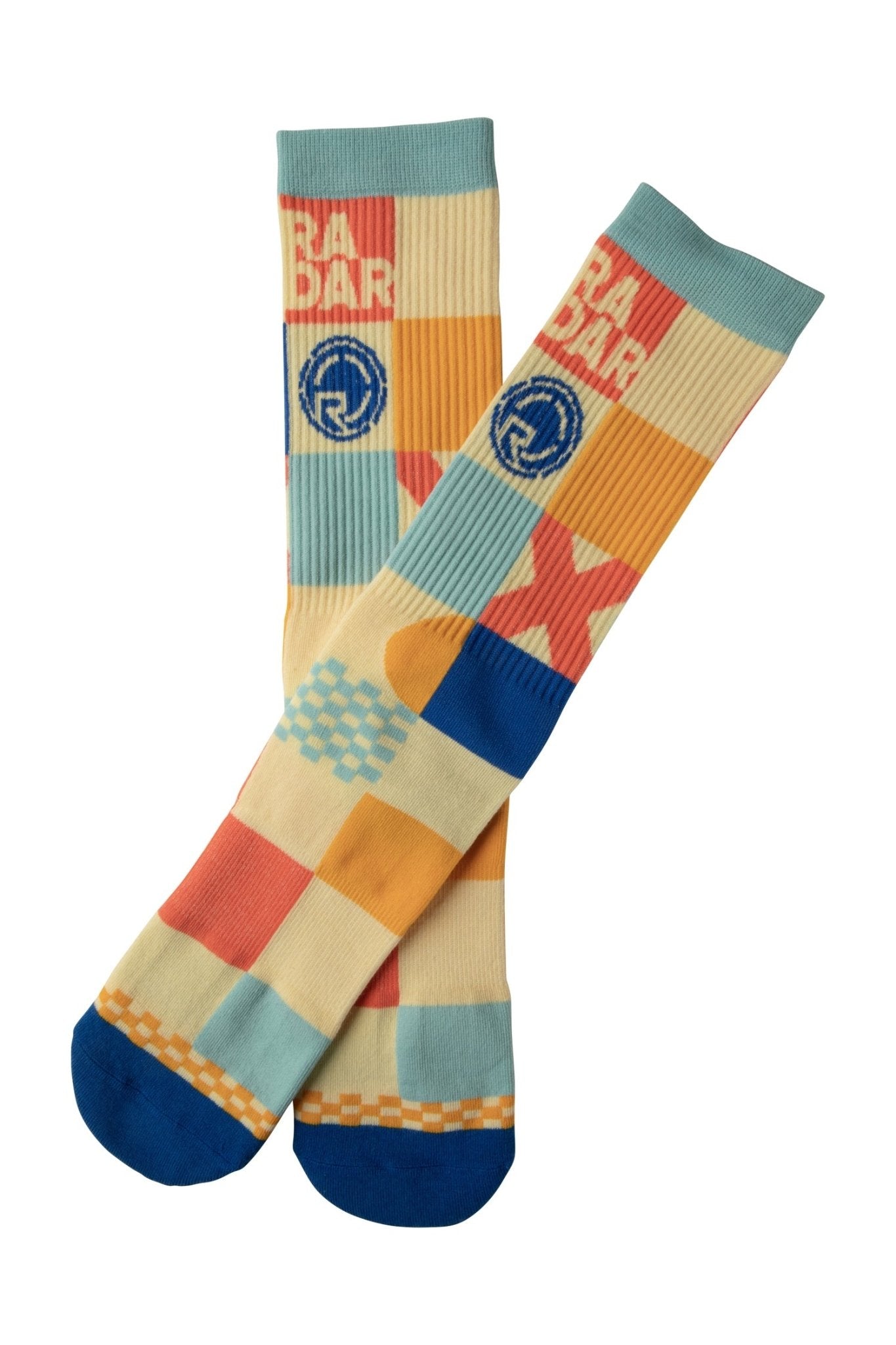 2024 Radar Crew Socks -Radar248395-Flower Power-OSFM