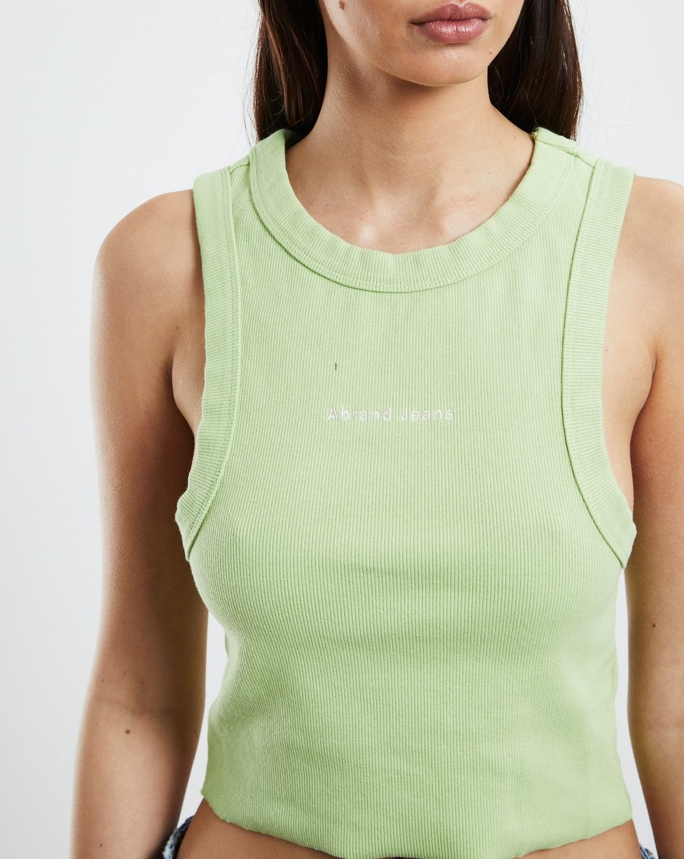 A HEATHER SINGLET -Abrand72259-6988-FADED FLURO-XL