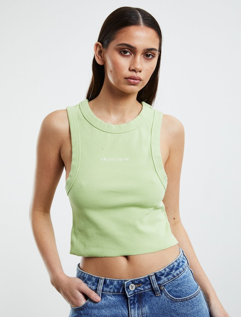 A HEATHER SINGLET -Abrand72259-494-SHELL-XS