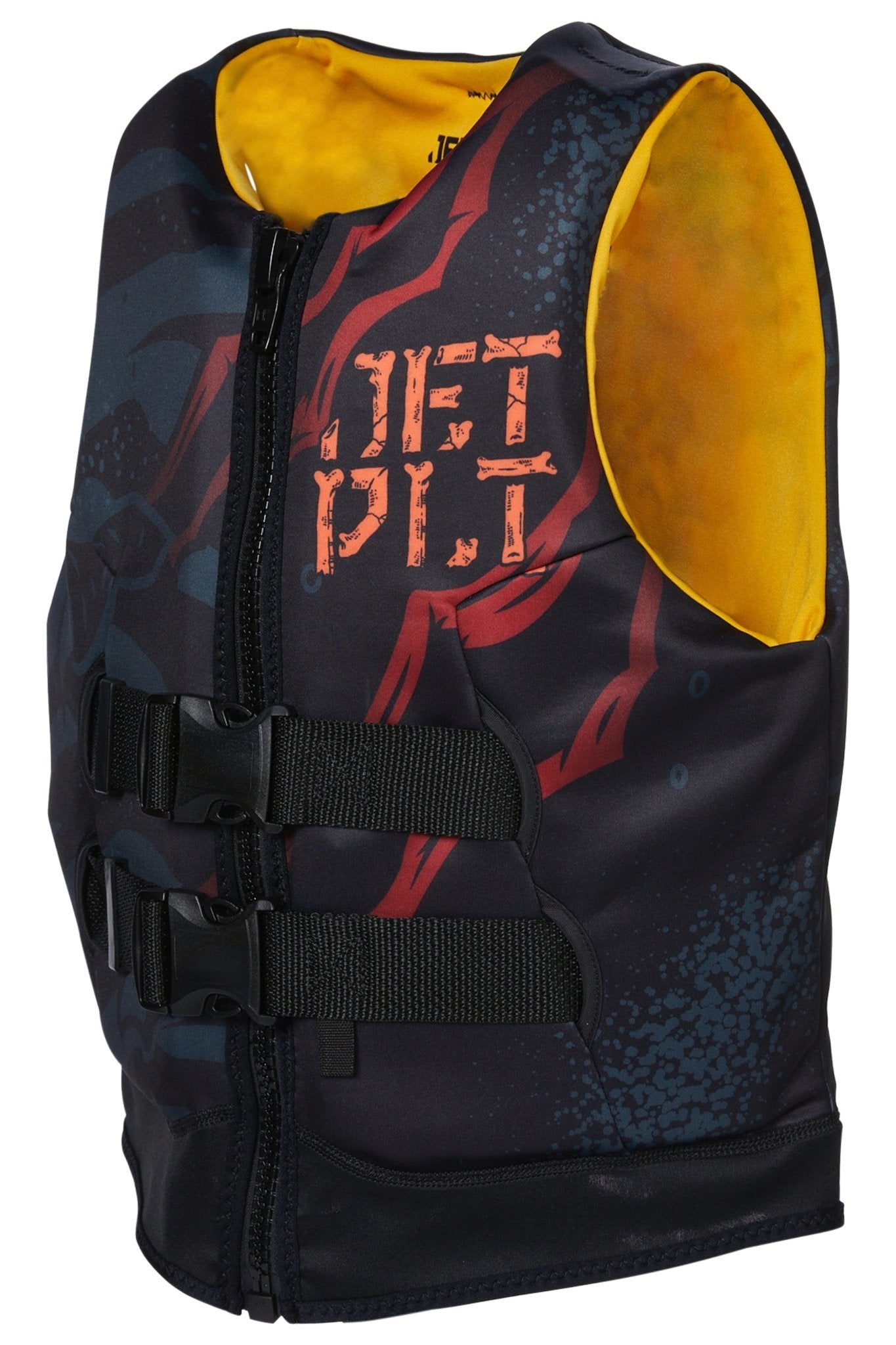 BOYS REX YOUTH CAUSE NEO VEST -Jet PilotJA22211B-Black-3to4