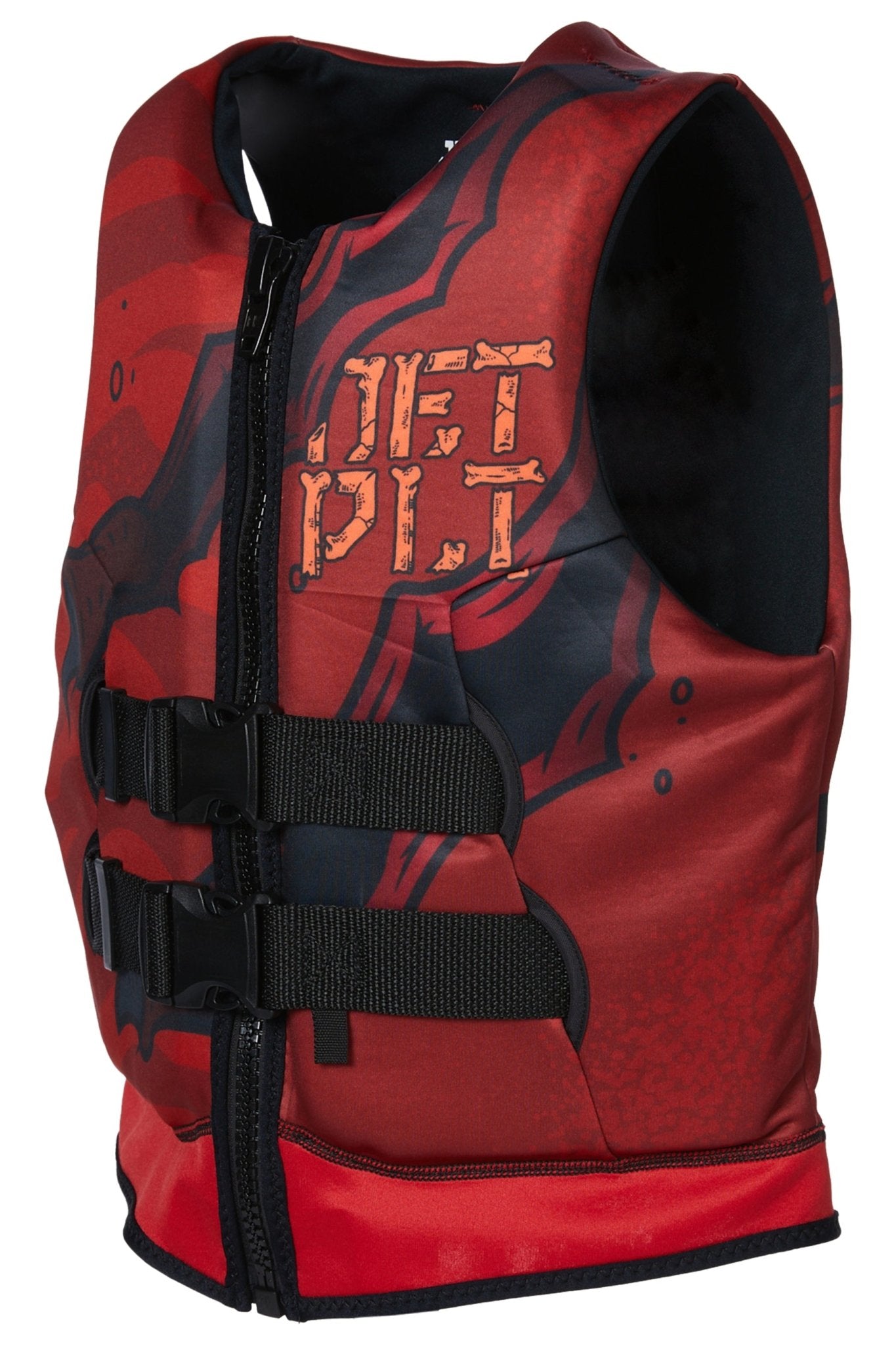 BOYS REX YOUTH CAUSE NEO VEST -Jet PilotJA22211B-Red-3to4