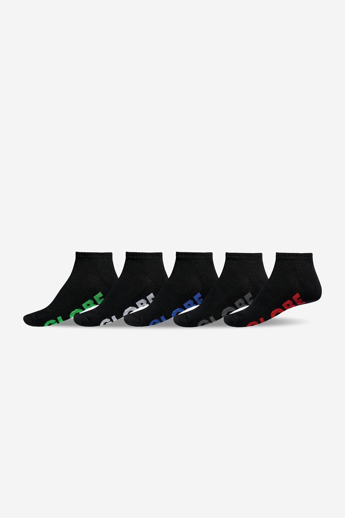 Boys Stealth Ankle Sock 5 Pack -GlobeGB40929005-Black-Single