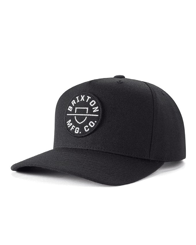 CREST C MP SNAPBACK -Brixton11001-BLACK-O/S