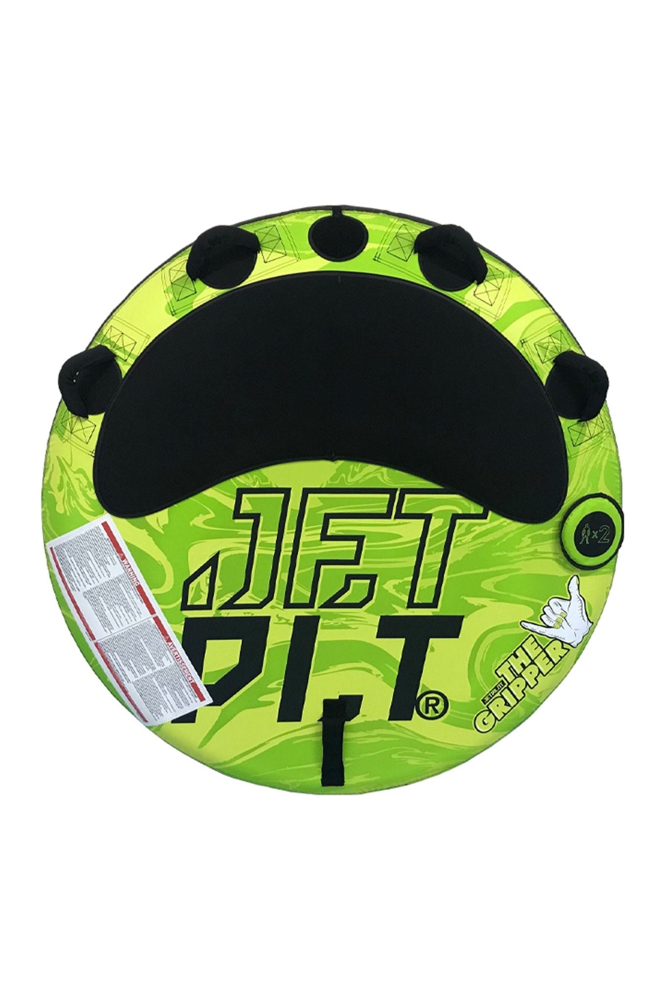 GRIPPER 2 ROUND TOWABLE -Jet PilotJA22003-Green/Yellow-