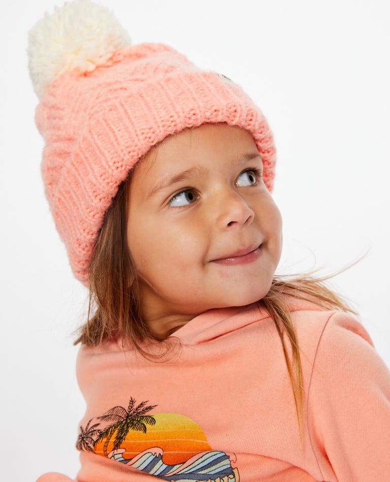 GROUNDSWELL BEANIE - GIRL -Rip Curl006GHE-PEACH-1SZ