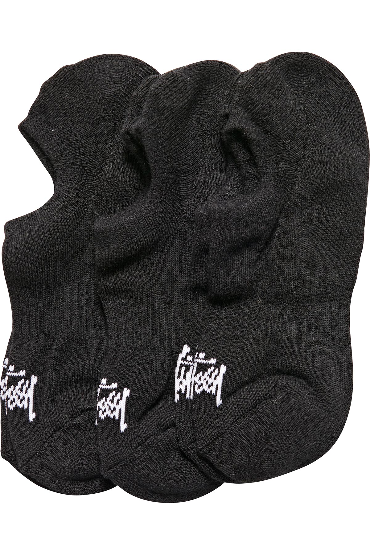 MENS GRAFFITI NO-SHOW SOCK 3PK -StussyST791024-BLACK-OSFA