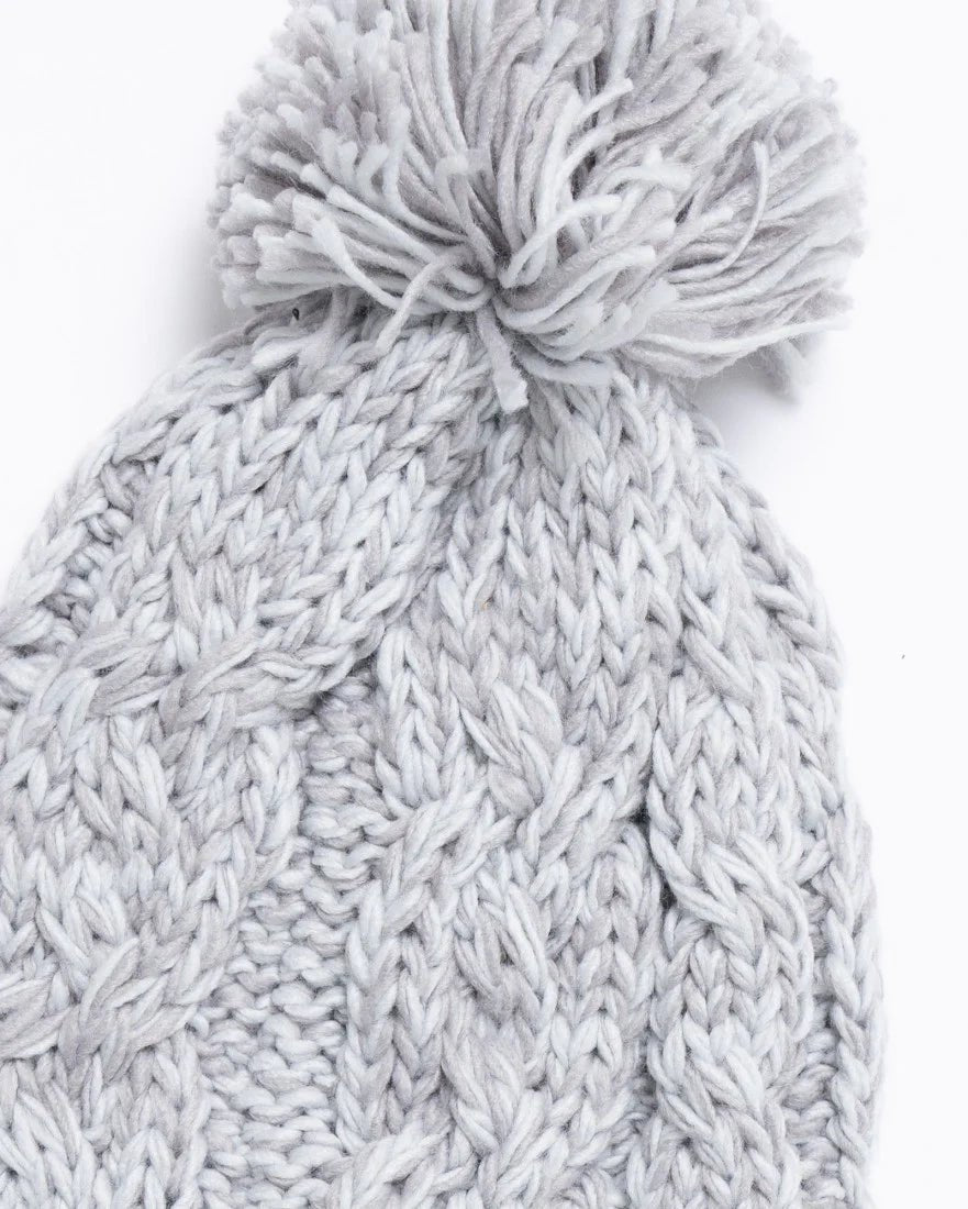 MERMAID BEANIE -RustyHBL0261-LIGHT GREY MARLE-OSFM