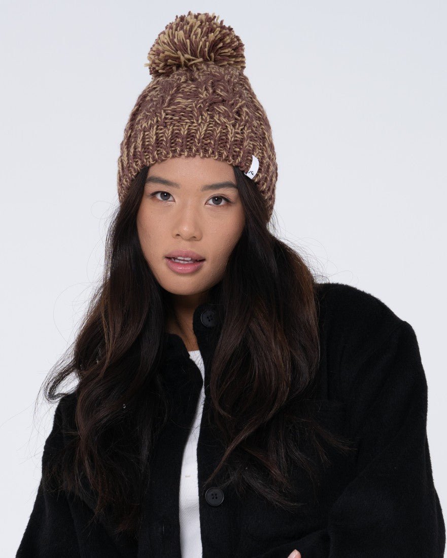 MERMAID BEANIE -RustyHBL0261-GOLDEN BROWN-OSFM