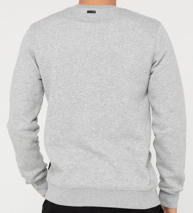 ONE HIT WONDER CREW FLEECE BOYS -RustyFTB0229-GREY MARLE-10