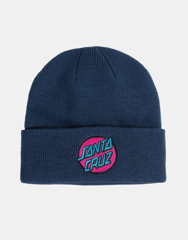 OTHER DOT PATCH BEANIE -Santa CruzSG123-HW11-NAVY-OSFM