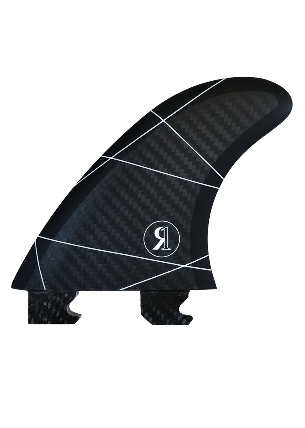 RONIX BLUEPRINT FLOATING SURF FIN-S 2.0 Right -RonixSQ9102-Black-4.00