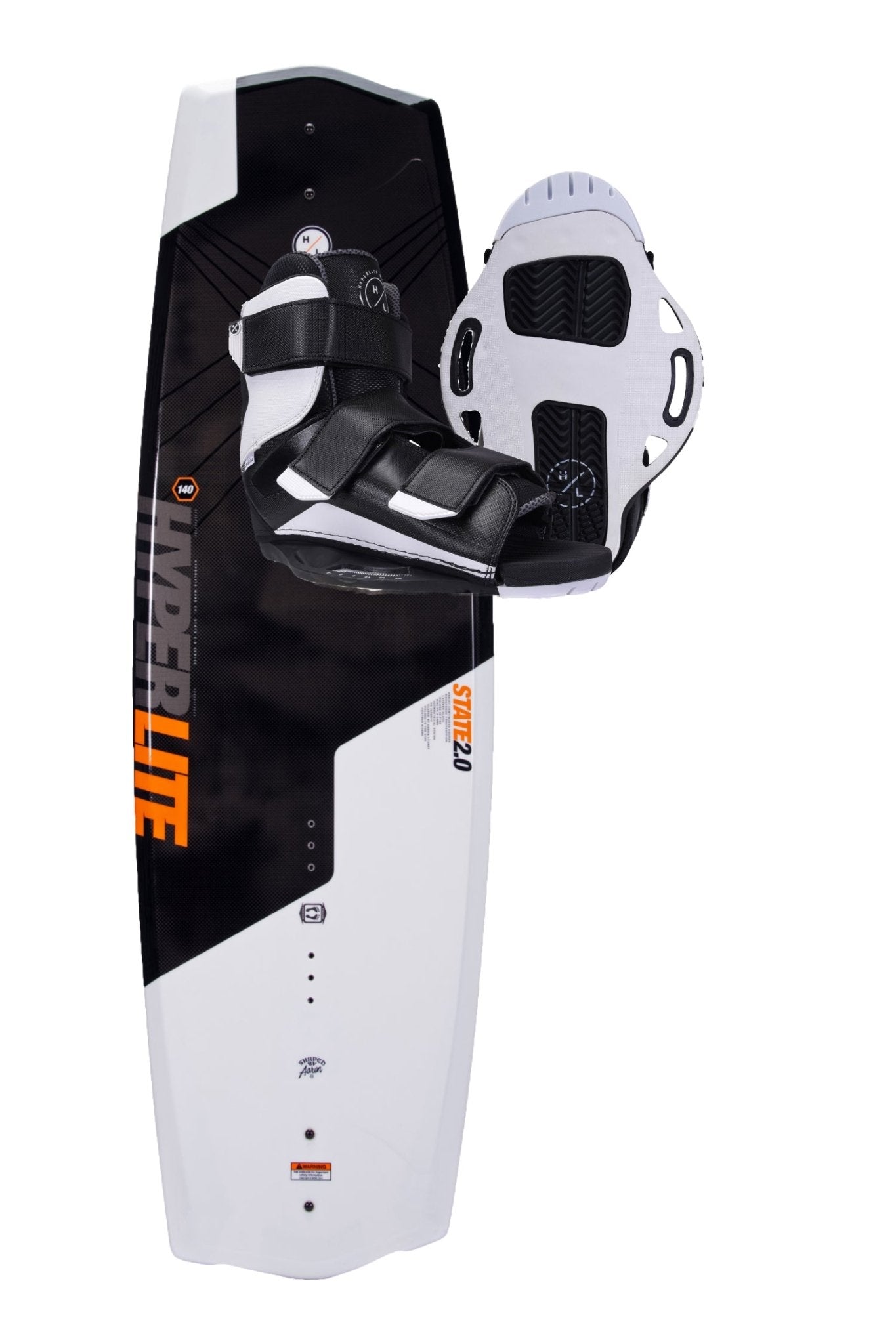 State 2.0 Wakeboard -HyperliteH24328010-130-Formula Boots-US 4 to 8