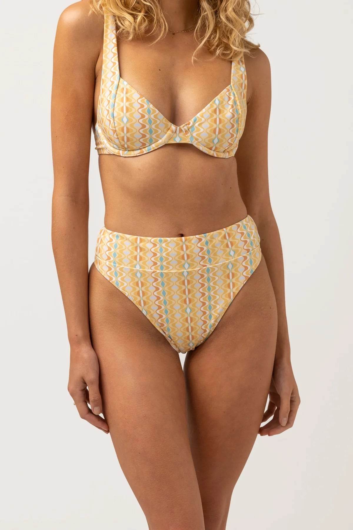 SUNRAY HI HIP BANDED PANT -Rhythm0123SW-BB31-GOL-GOLD-8
