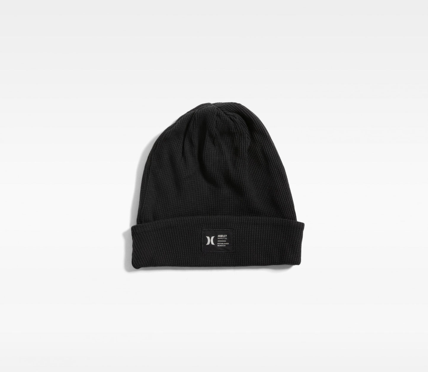 WAFFLE BEANIE -HurleyAMBE23Q1WB-BLACK-