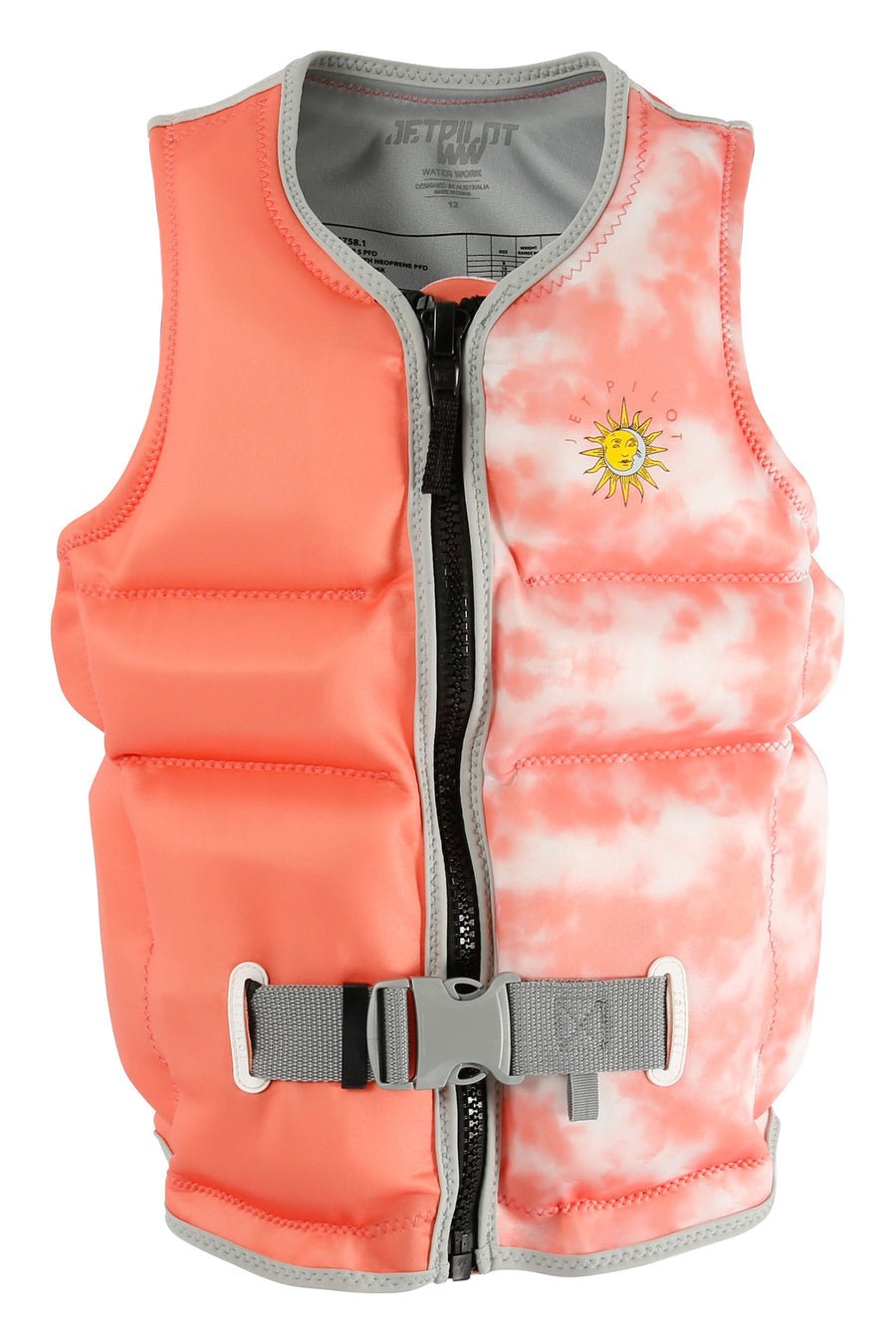 X1 GIRLS YOUTH NEO VEST -Jet PilotJA22295-Peach-14