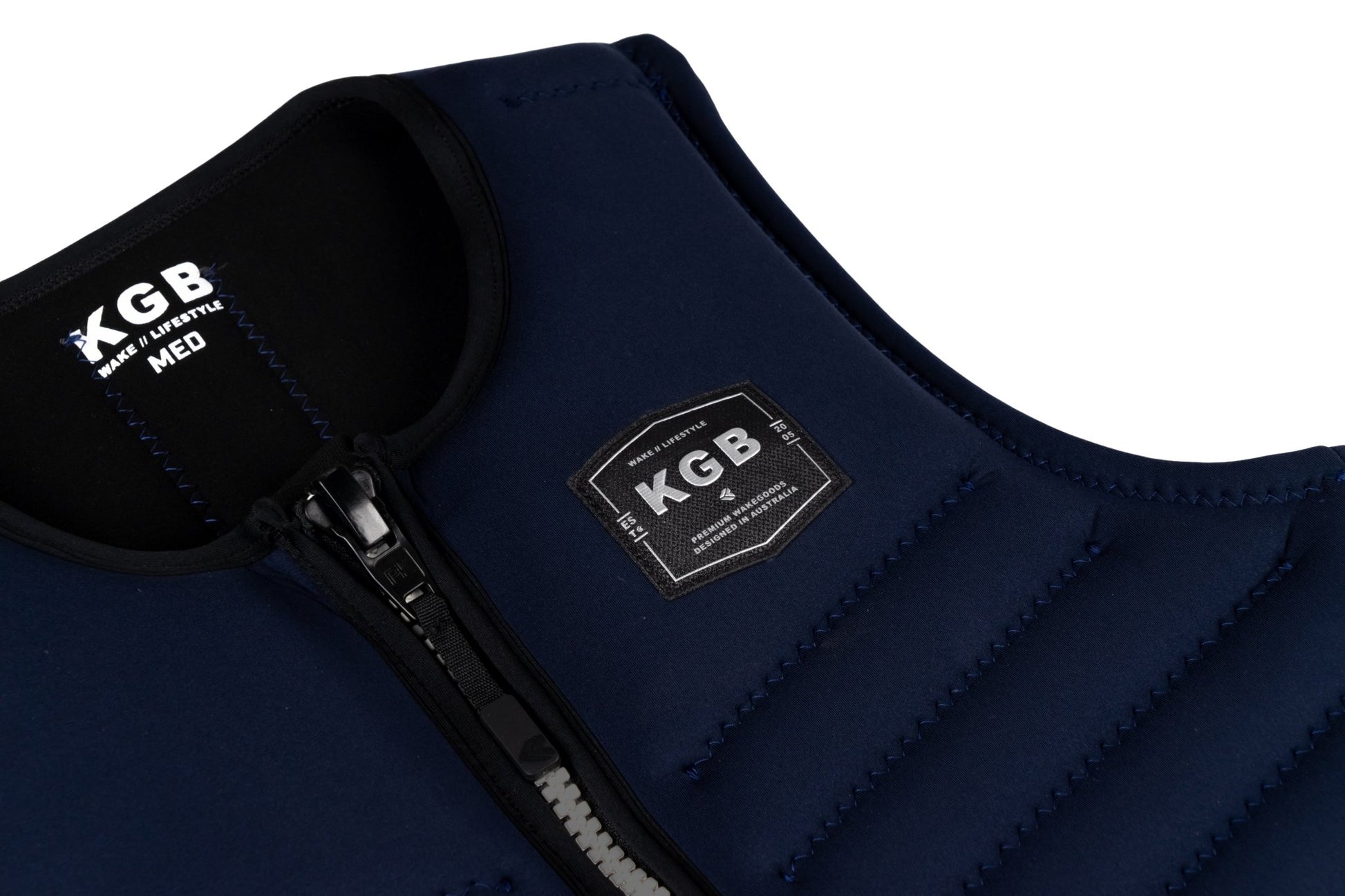 2025 KGB Select Vest - KGB250200 - Navy / Silver - XS