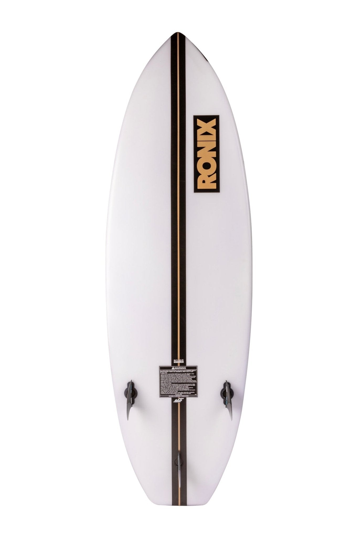 2025 Ronix Flyweight Wave King Surfer - Ronix252390 - White / Black / Gold - 5 7