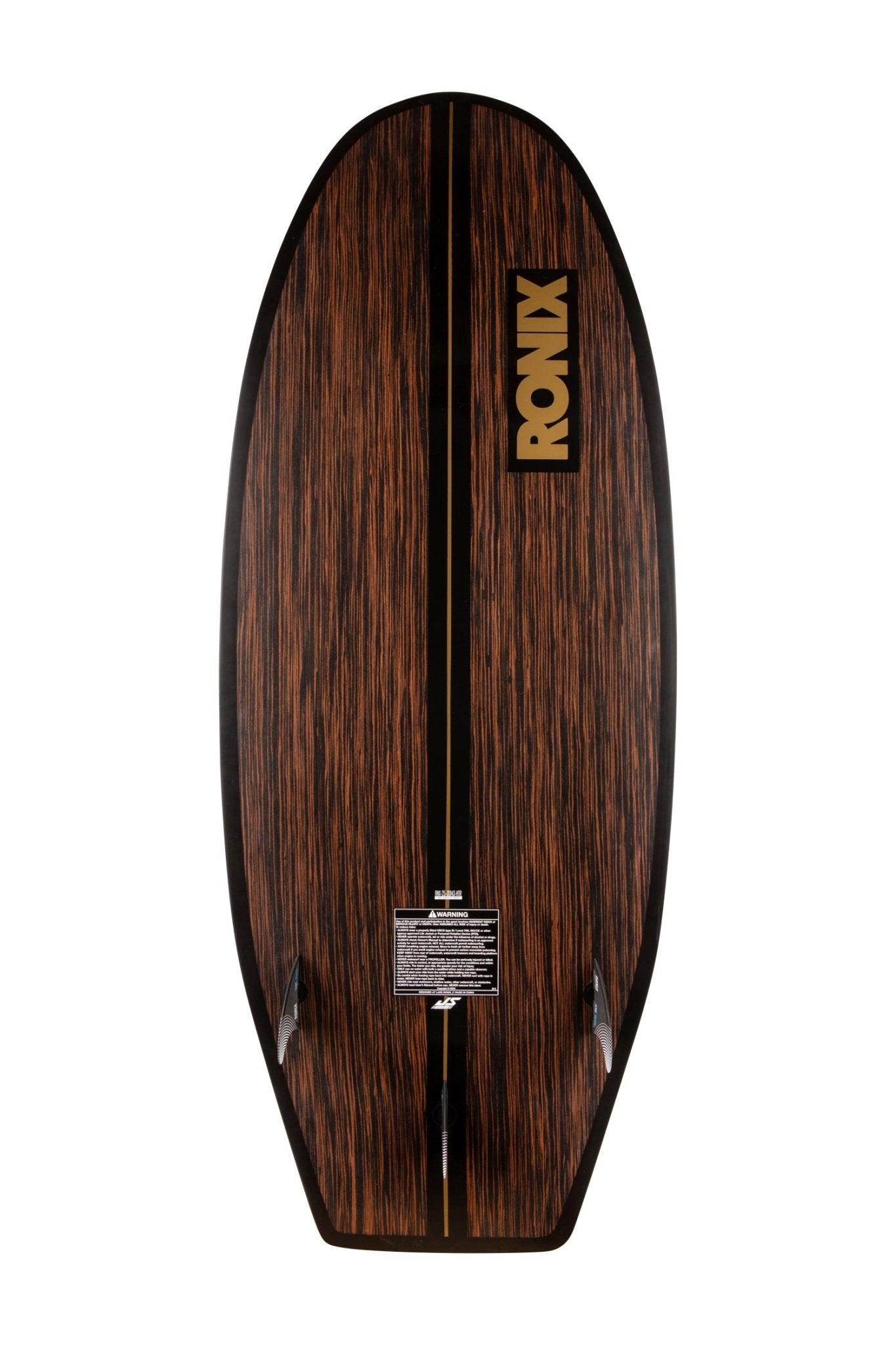 2025 Ronix Koal Classic Wave King Skimmer - Ronix252392 - Walnut / Black / Gold - 5 1