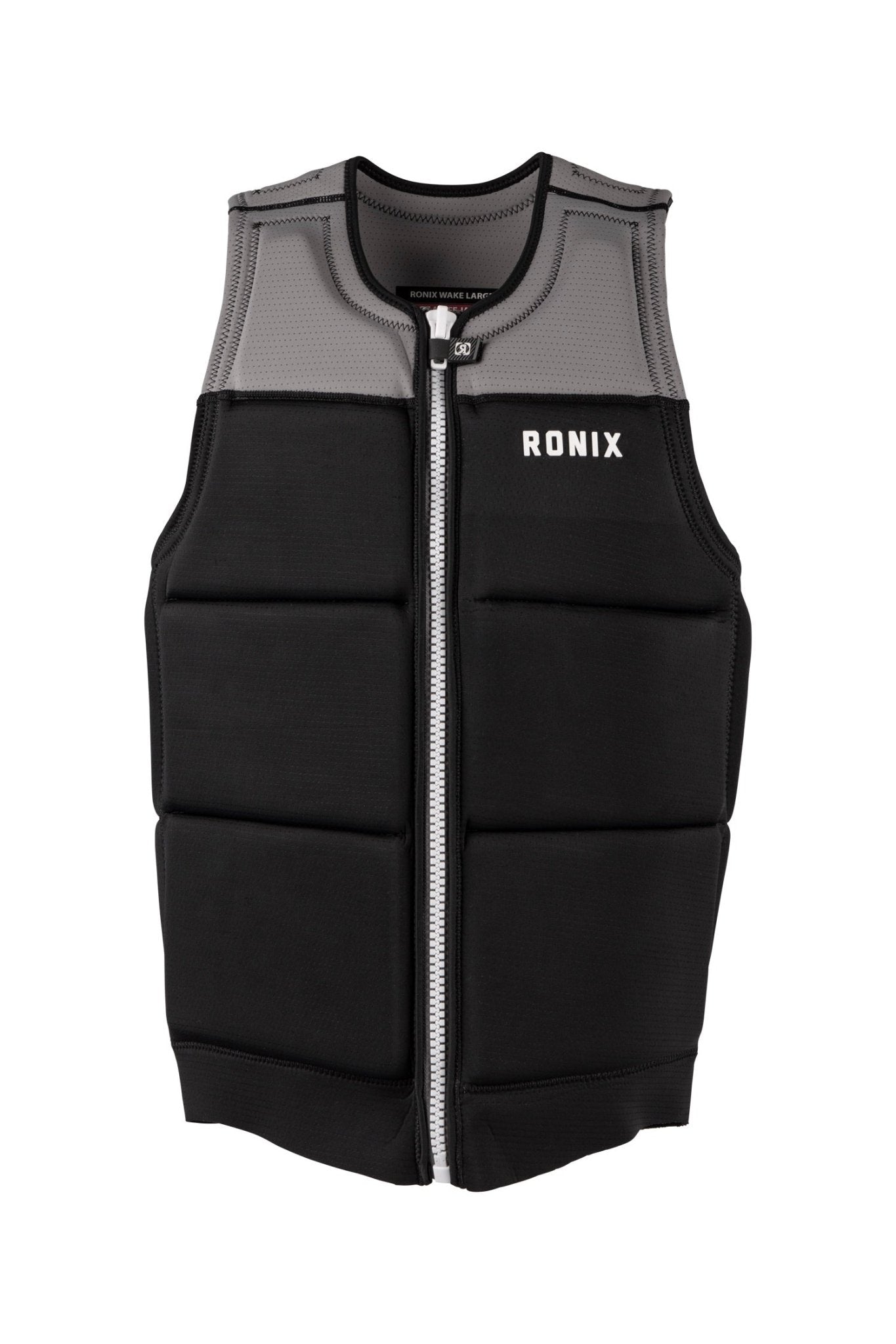 2025 Ronix Presidente Impact Jacket (non - approved) - Ronix254250 - Black / Grey - XS