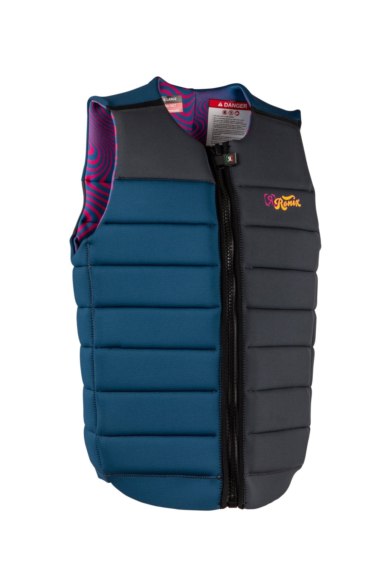 2025 Ronix Purple Haze Impact Jacket (non - approved) - Ronix254230 - Psychedelic Blue / Grey - XS