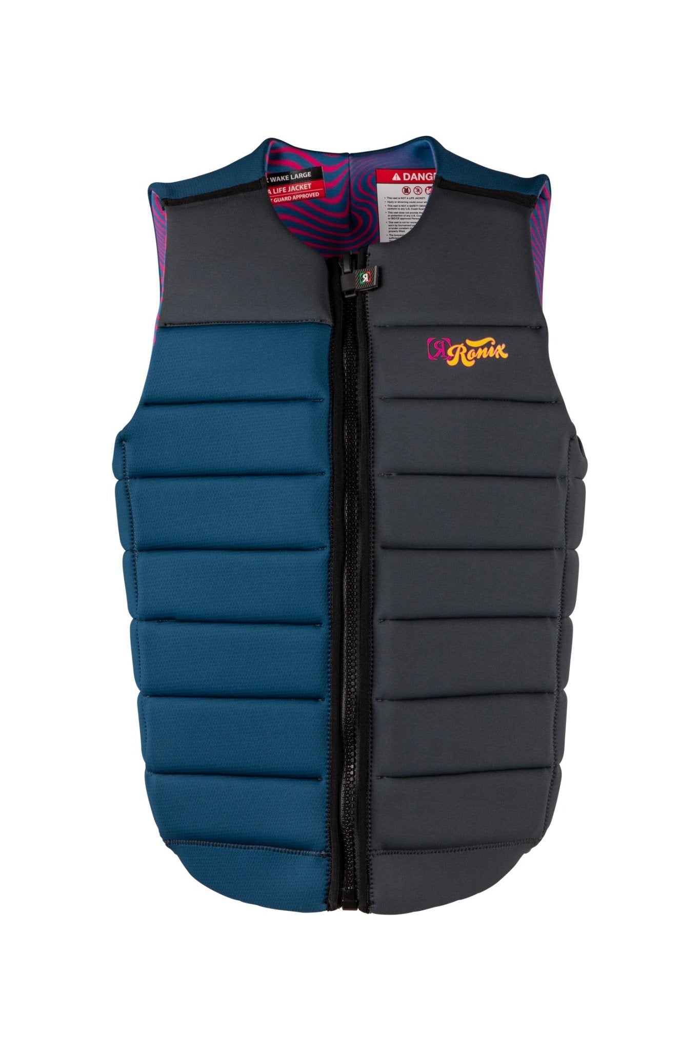 2025 Ronix Purple Haze Impact Jacket (non - approved) - Ronix254230 - Psychedelic Blue / Grey - XS