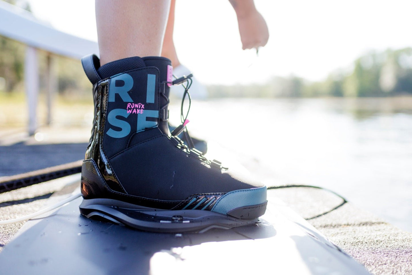 2025 Ronix Rise Boot - Ronix253200 - Black / Teal / Pink - 6to7