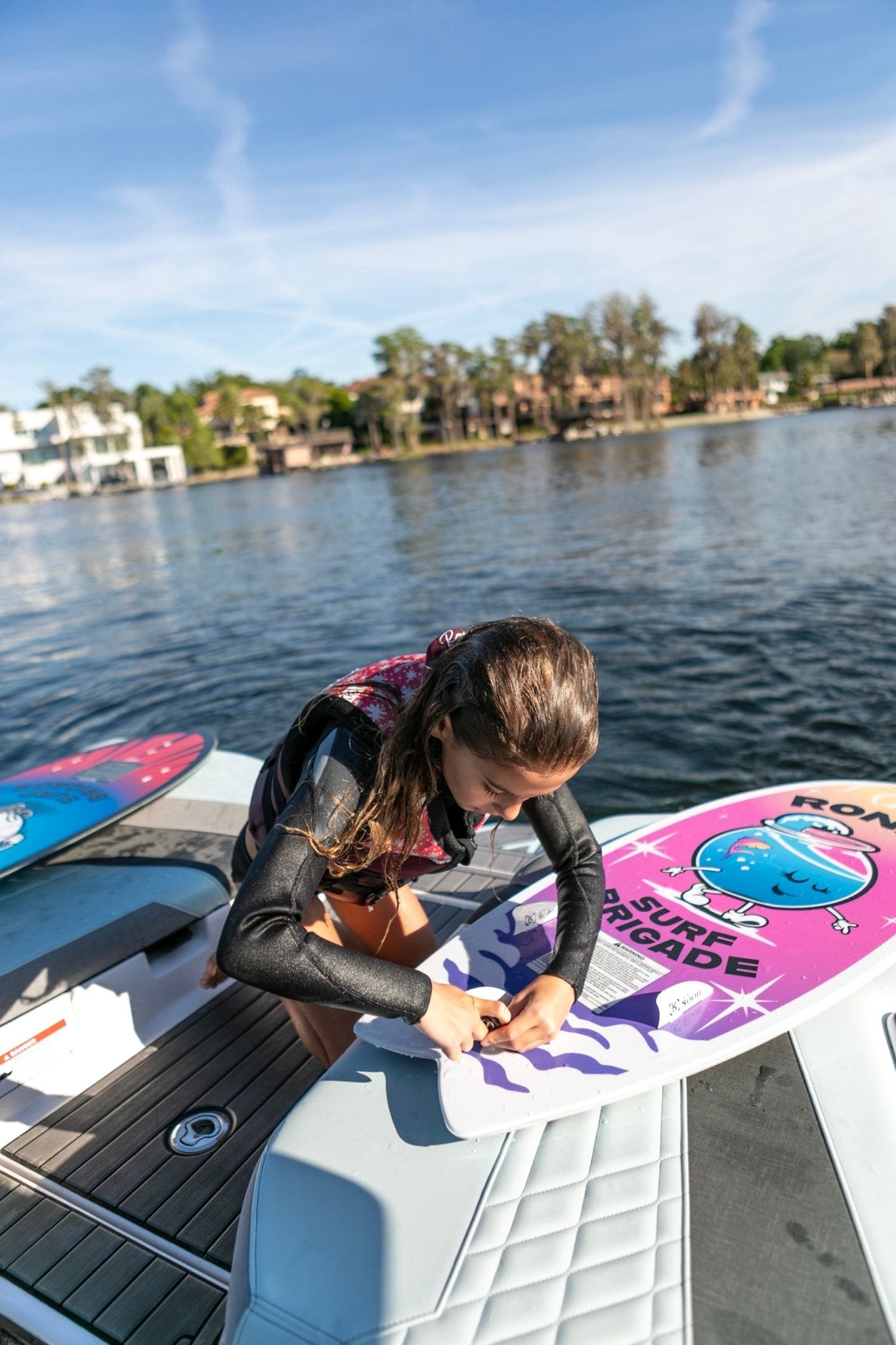 2025 Ronix Sonic Girls Fish - Ronix252403 - Pink Splash - 3 9