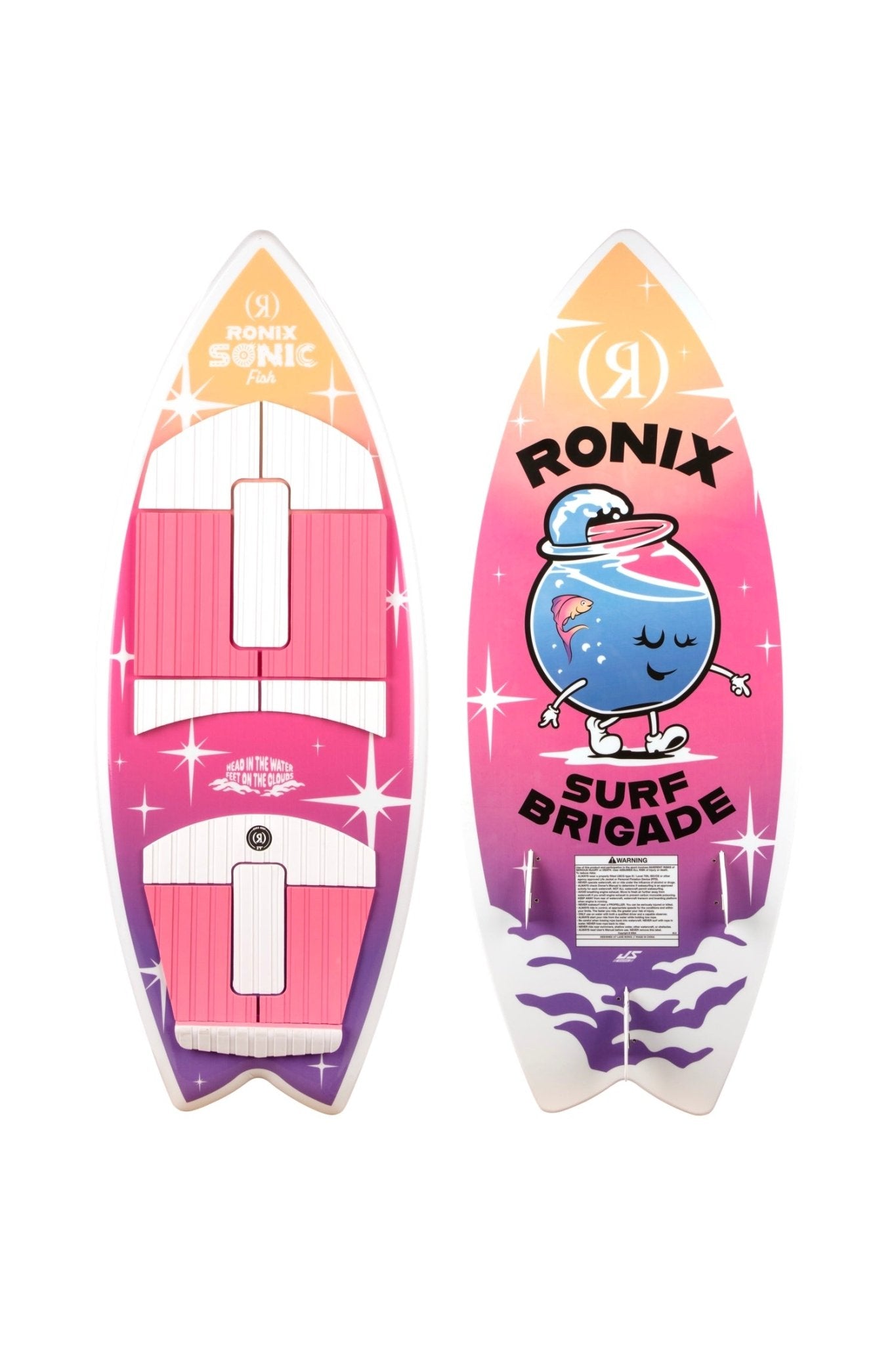 2025 Ronix Sonic Girls Fish - Ronix252403 - Pink Splash - 3 9