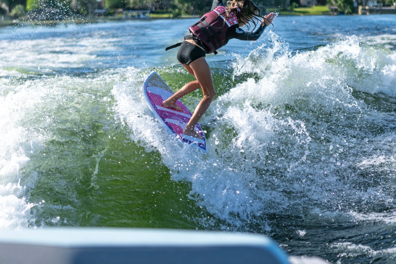 2025 Ronix Sonic Girls Fish - Ronix252403 - Pink Splash - 3 9