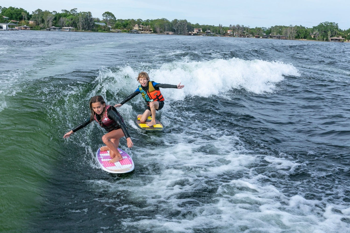 2025 Ronix Sonic Girls Fish - Ronix252403 - Pink Splash - 3 9