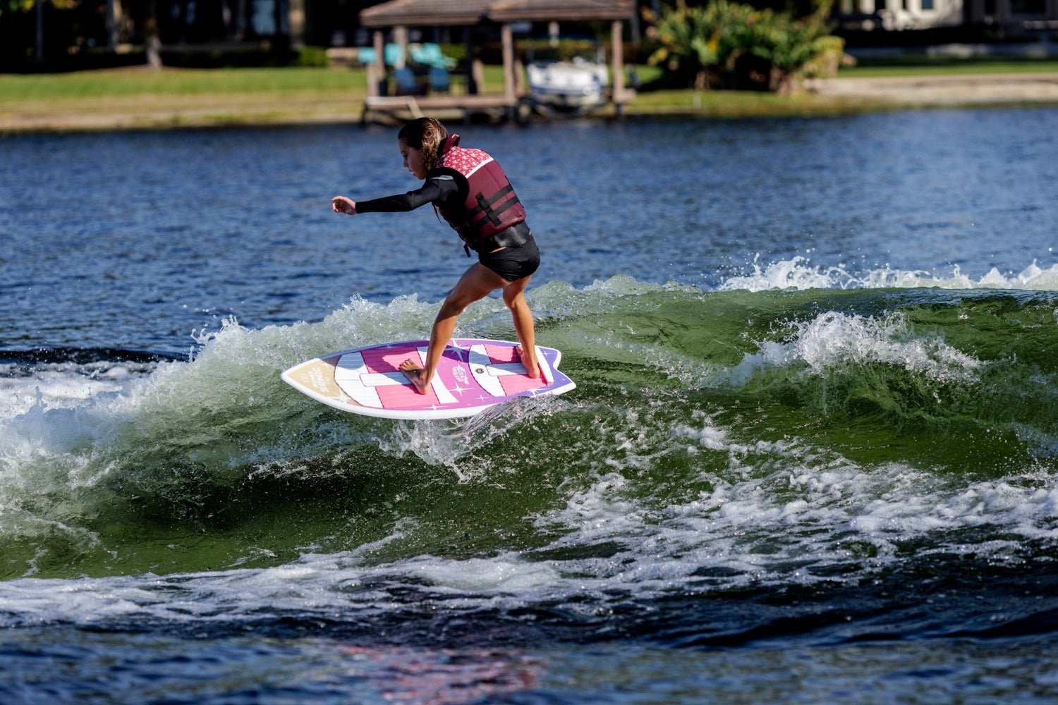 2025 Ronix Sonic Girls Fish - Ronix252403 - Pink Splash - 3 9