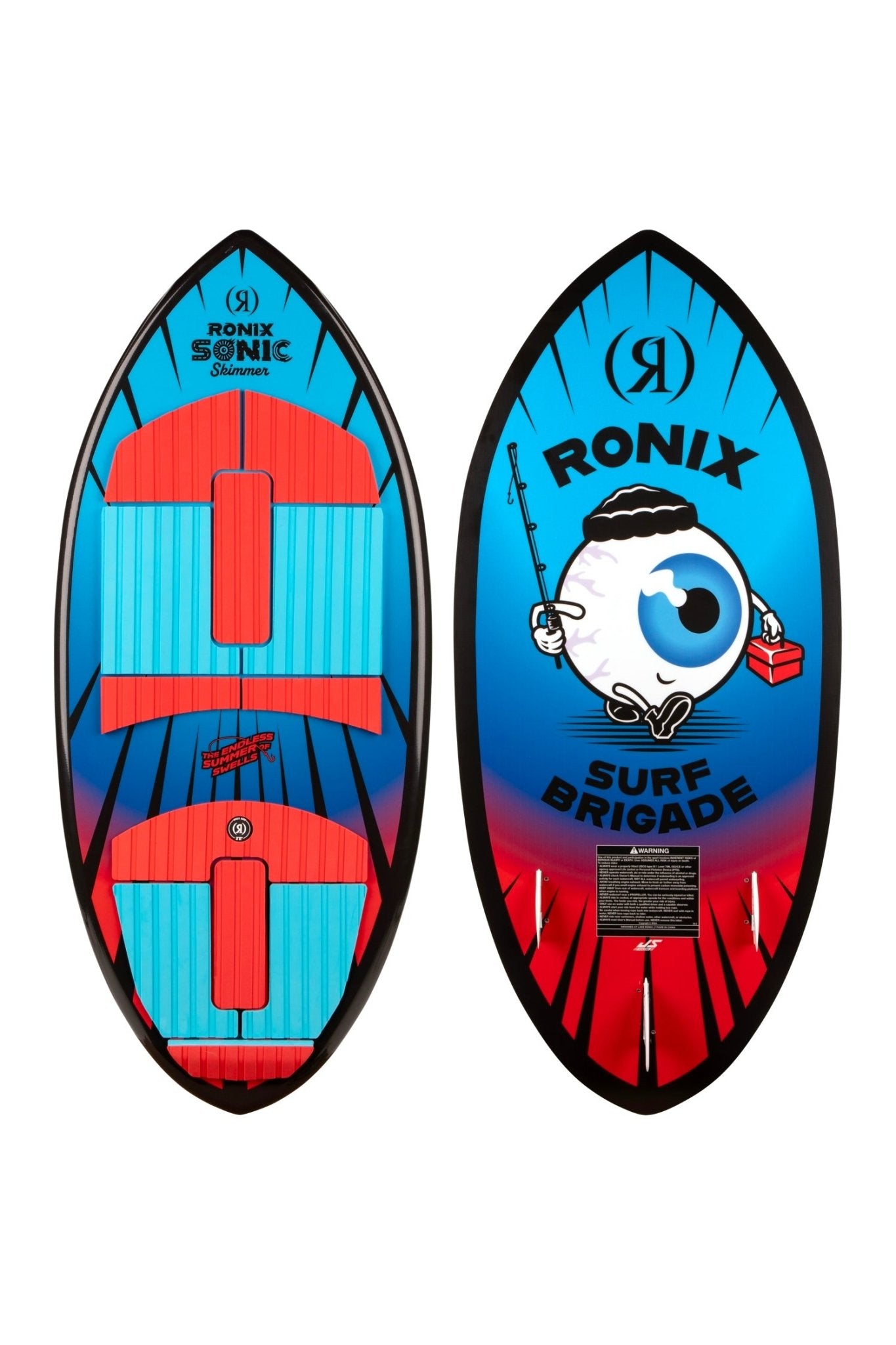 2025 Ronix Sonic Skimmer - Ronix252400 - Blue / Red Fish Eye - 3 11