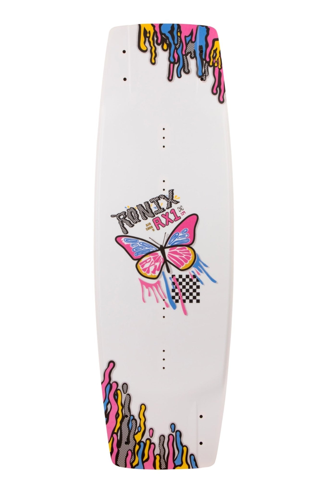 2025 RX1 Checkered Butterfly Wakeboard - Skin Ski + Surf252130G - 129 - No Boots - K298