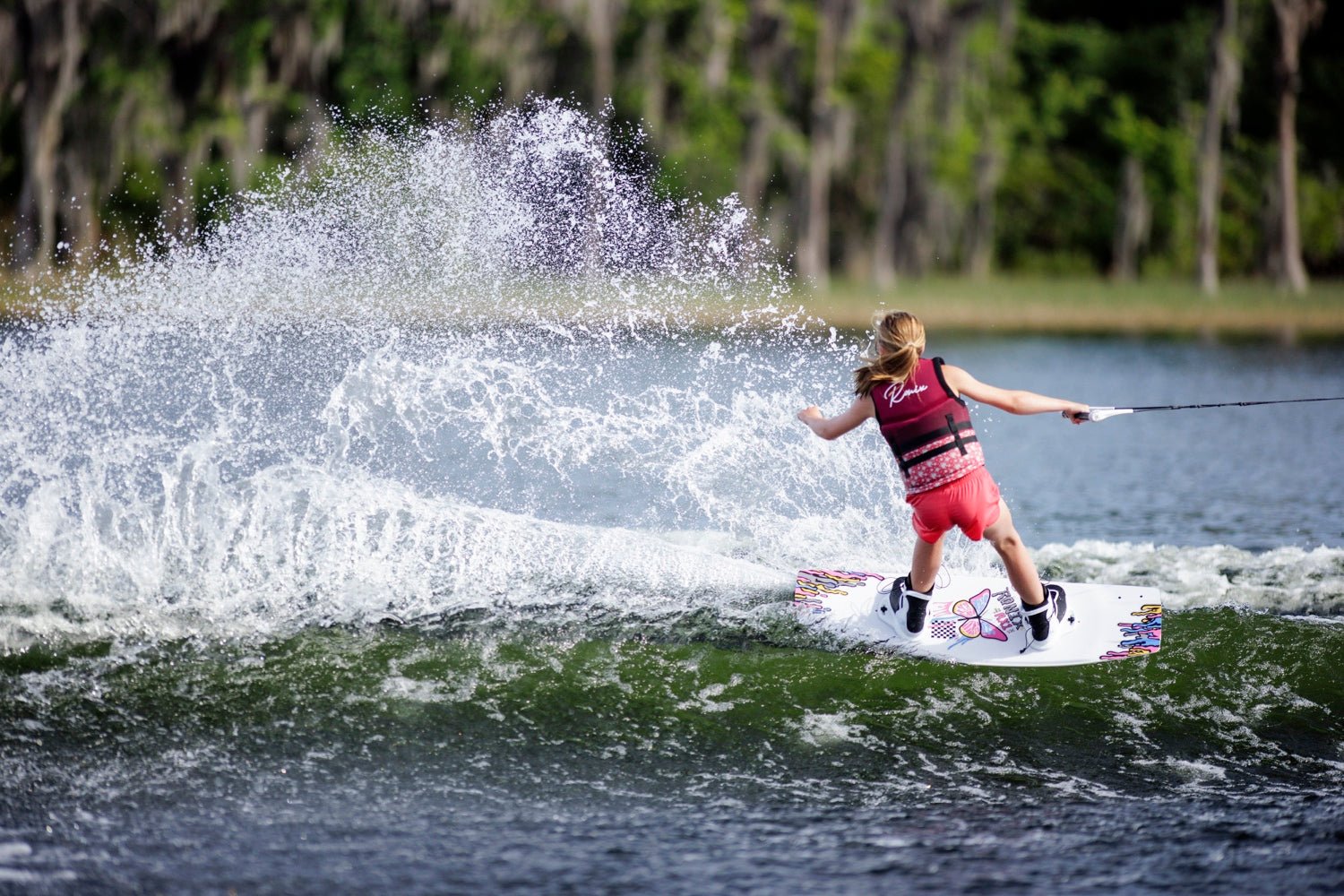 2025 RX1 Checkered Butterfly Wakeboard - Skin Ski + Surf252130G - 129 - Divide - K 2 to 6