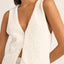 ADELE LONGLINE KNIT VEST - Rhythm0125W - FT05 - WHITE - 6