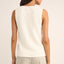 ADELE LONGLINE KNIT VEST - Rhythm0125W - FT05 - WHITE - 6