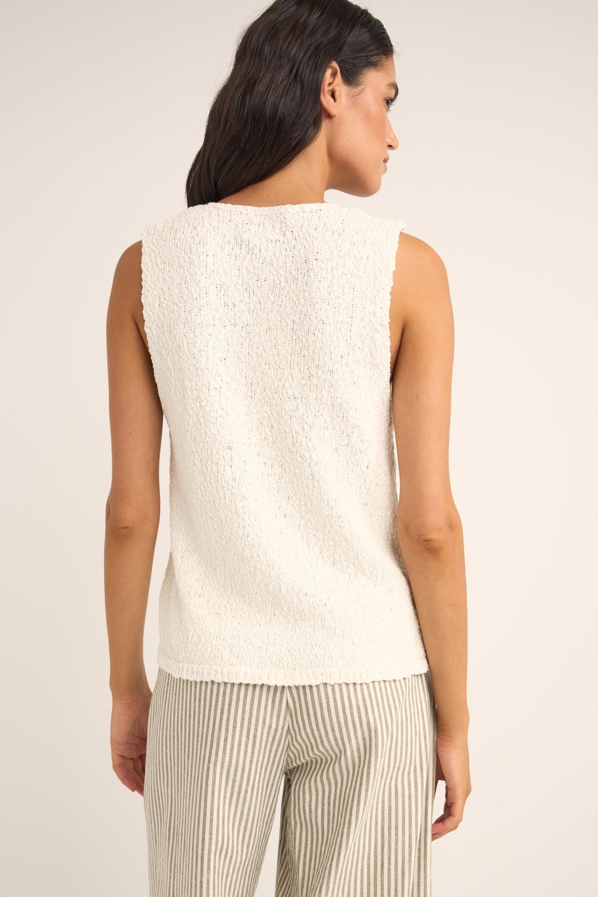 ADELE LONGLINE KNIT VEST - Rhythm0125W - FT05 - WHITE - 6