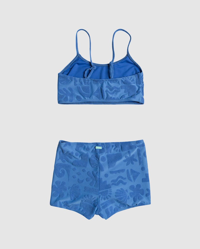 BEACH CHECK CROP TOP SET - RoxyERGX203614 - Nebulas blue beach c - 8