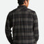 BOWERY L/S FLANNEL - Brixton1213 - BLACK/CHARCOAL - L