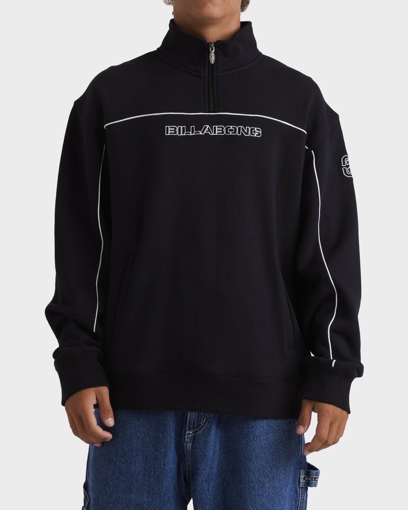 BRACKET 1/4 ZIP - BillabongUBYFT00313 - BLACK - M