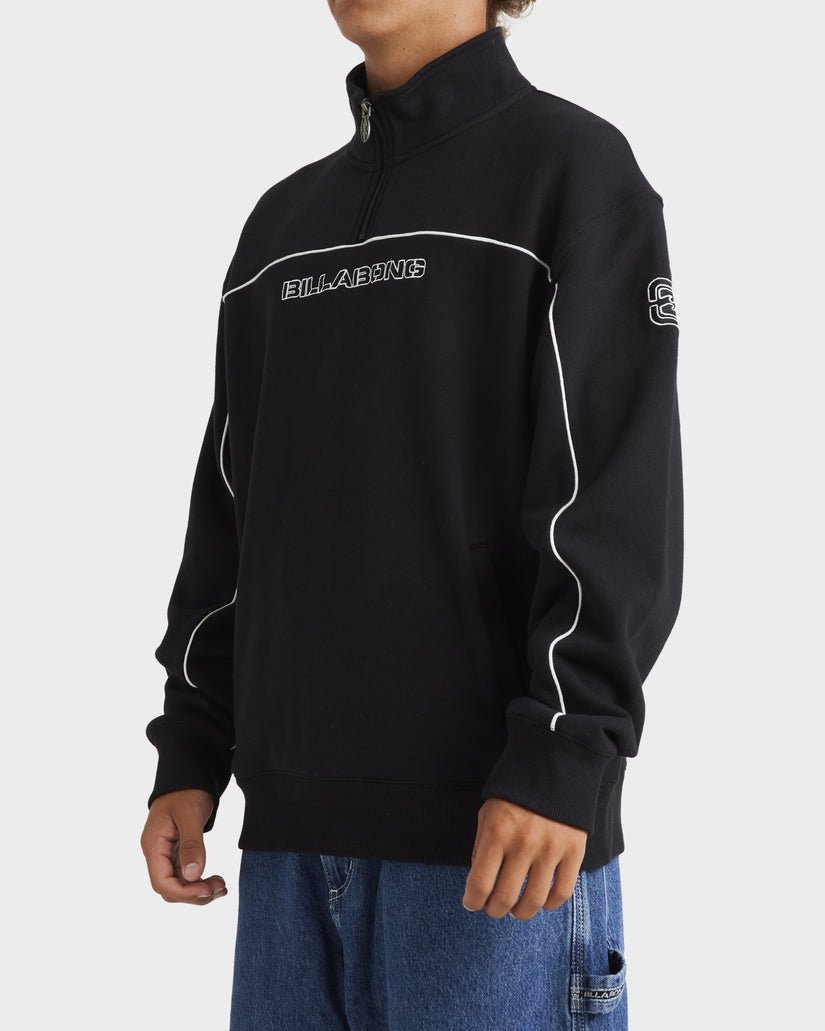 BRACKET 1/4 ZIP - BillabongUBYFT00313 - BLACK - M