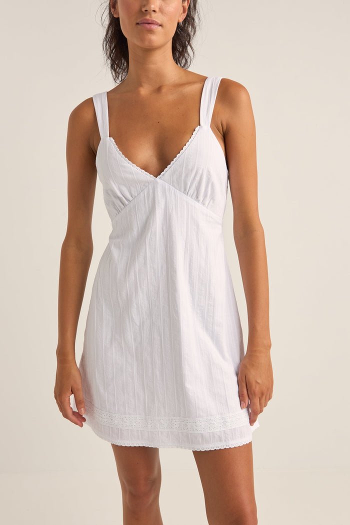 BRIGHTON MINI DRESS - Rhythm1024W - DR03 - WHITE - 8