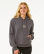 BUTTERFLY ICON RELAXED HOOD -Rip Curl05AWFL-CHARCOAL GREY -L